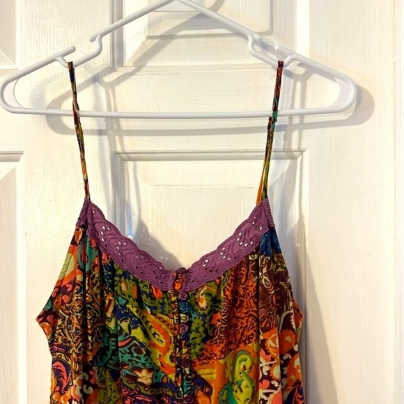 Women’s Urban Outfitters Urban Hanna Celia Tiered Dress Size Large - Picture 7 of 13